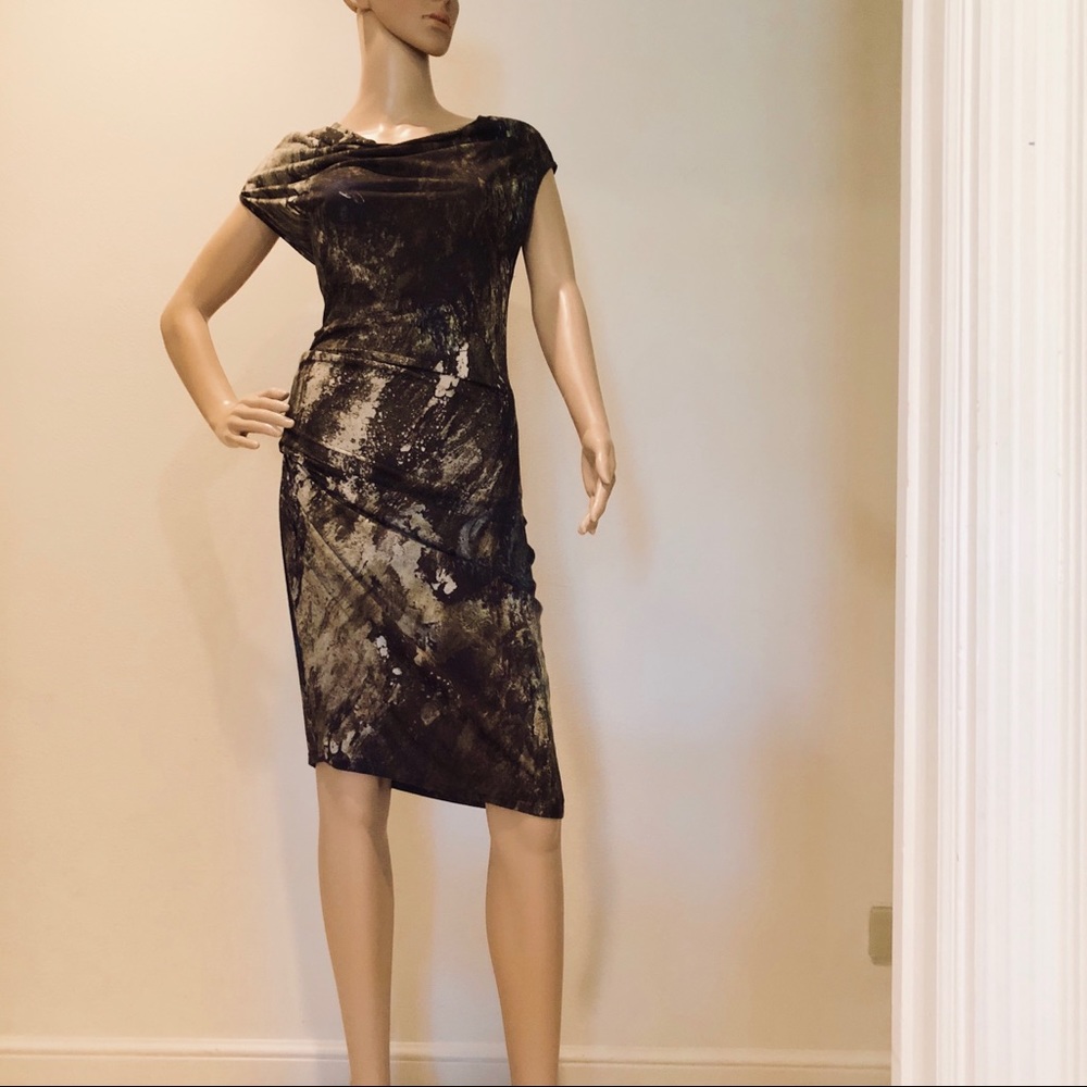 NWT Helmut Lang Asymmetrical Dress